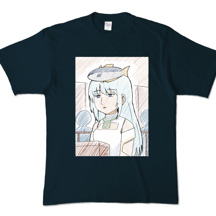カラーTシャツ - XL - ネイビー (濃色)