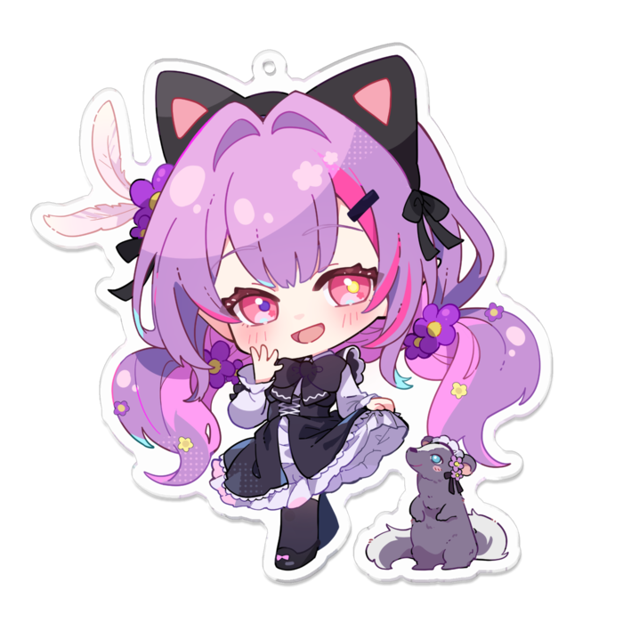 アクリルキーホルダー - 100 x 100 (mm)