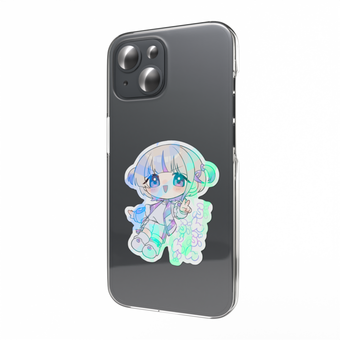 ホログラムスマホステッカー - 縦