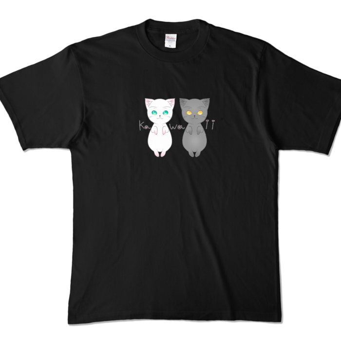 カラーTシャツ - XL - ブラック (濃色)
