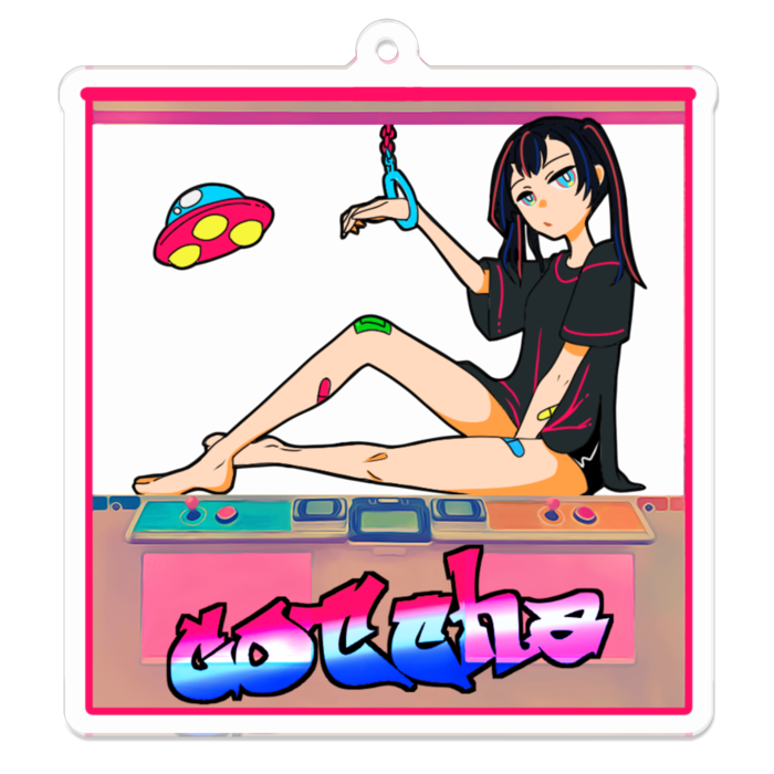 アクリルキーホルダー - 70 x 70 (mm)