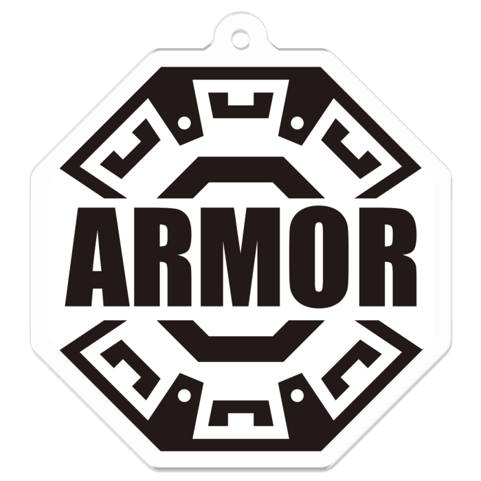 アクリルキーホルダー - 50 x 50 (mm)