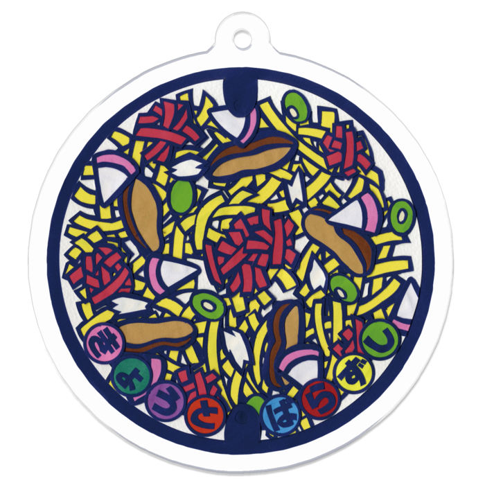 アクリルキーホルダー - 50 x 50 (mm)
