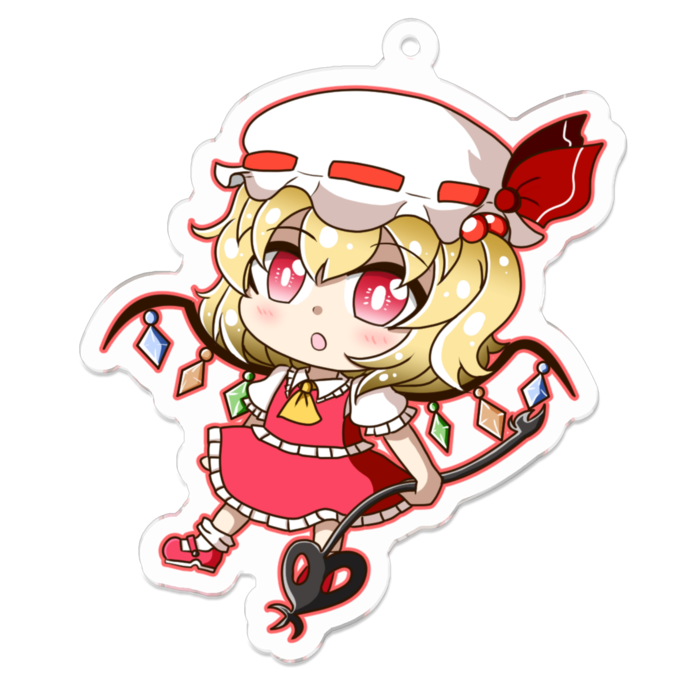 アクリルキーホルダー - 70 x 70 (mm)