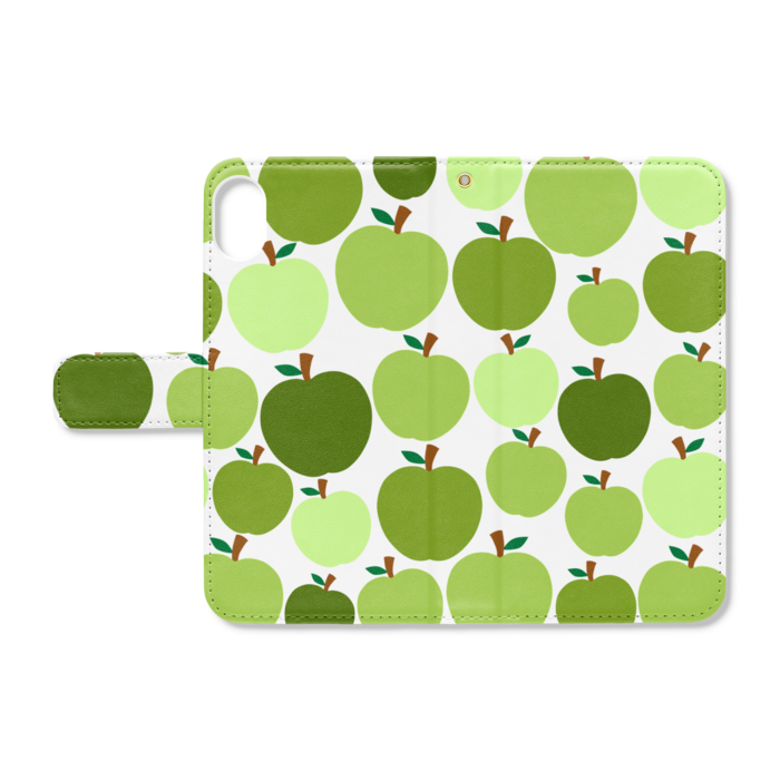 手帳型iPhoneケース - iPhone XR - ストラップ穴 あり