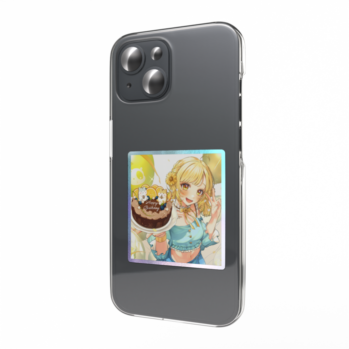 オーロラスマホステッカー - 縦