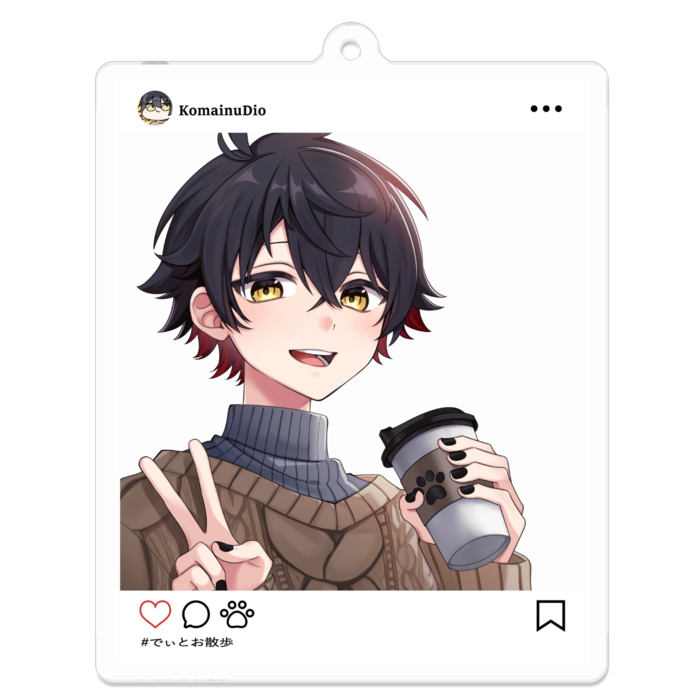 アクリルキーホルダー - 70 x 70 (mm)