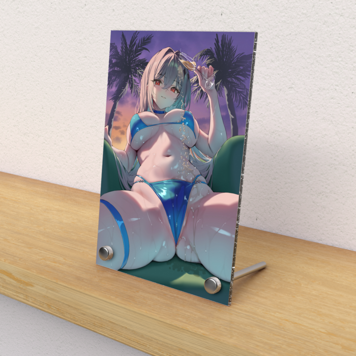 アクリルフォトパネル - 縦100 × 148mm(ラメタイプ)