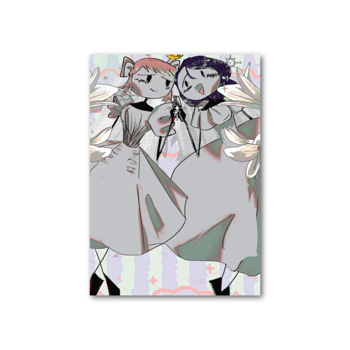 フォト風カード - 縦 - 片面