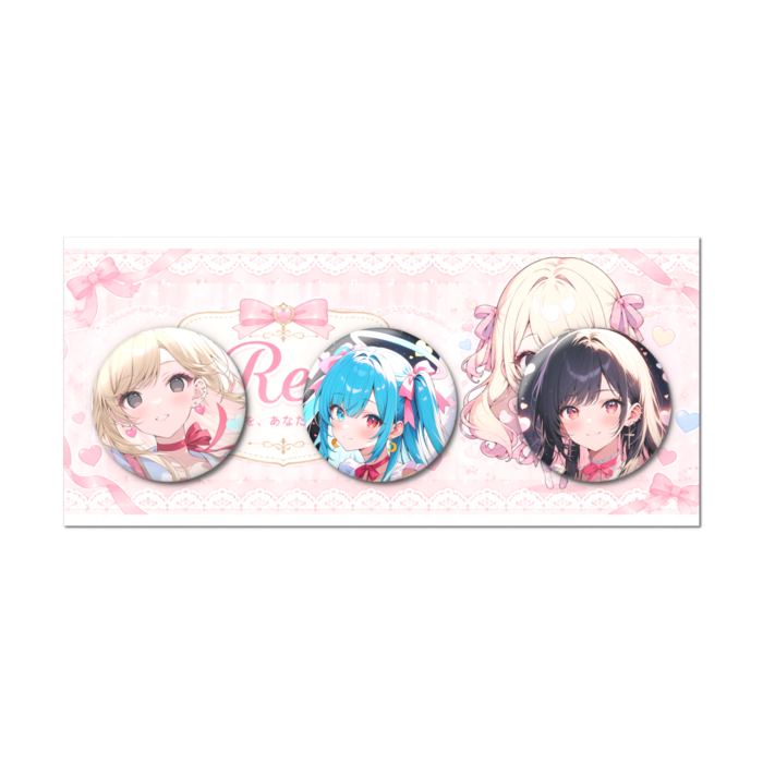 缶バッジセット - 3個セット