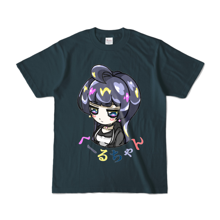 カラーTシャツ - S - デニム (濃色)