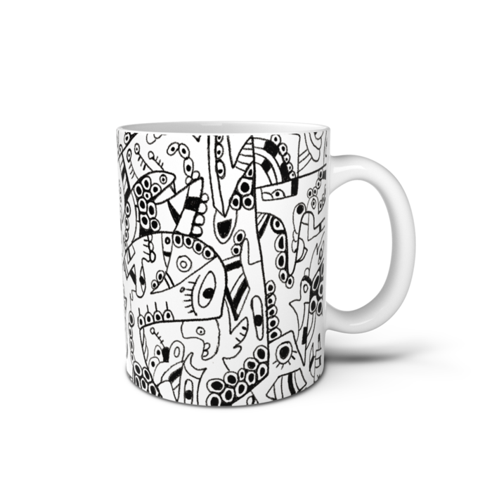 マグカップ - 直径 8 cm / 高さ 9.5 cm