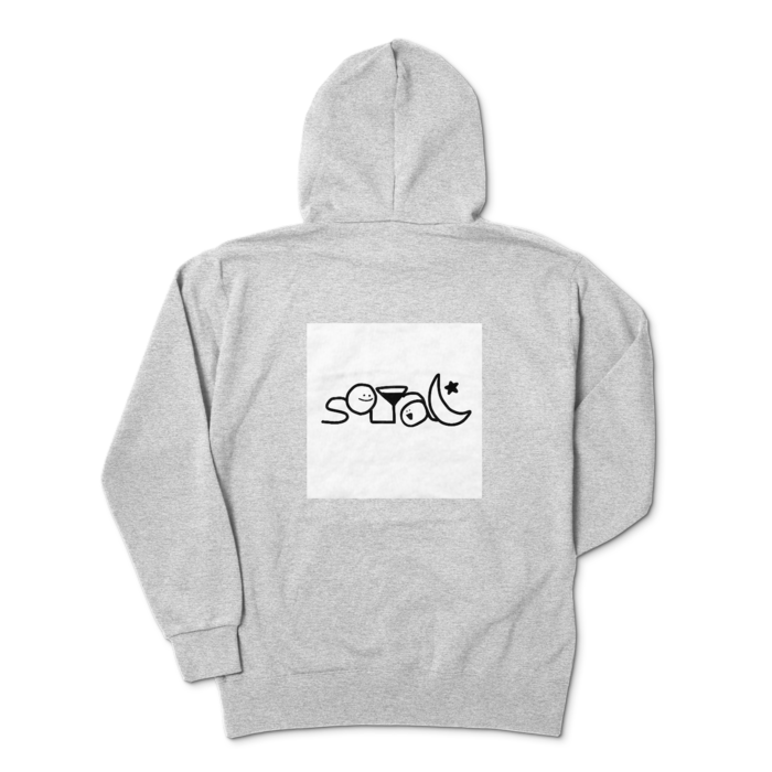 パーカー - XL - 杢グレー