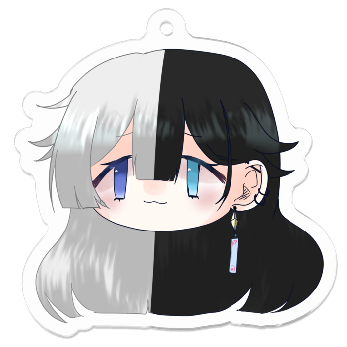 アクリルキーホルダー - 50 x 50 (mm)