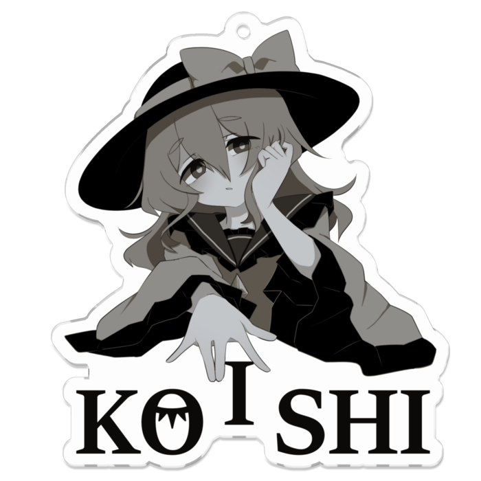 アクリルキーホルダー monochrome