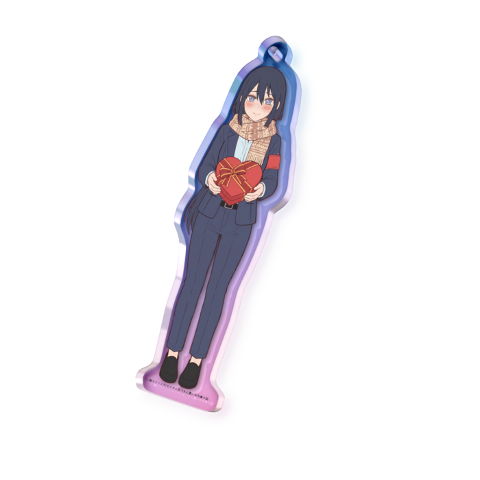 オーロラアクリルキーホルダー - 70 × 70mm