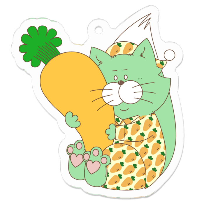 アクリルキーホルダー - 50 x 50 (mm)