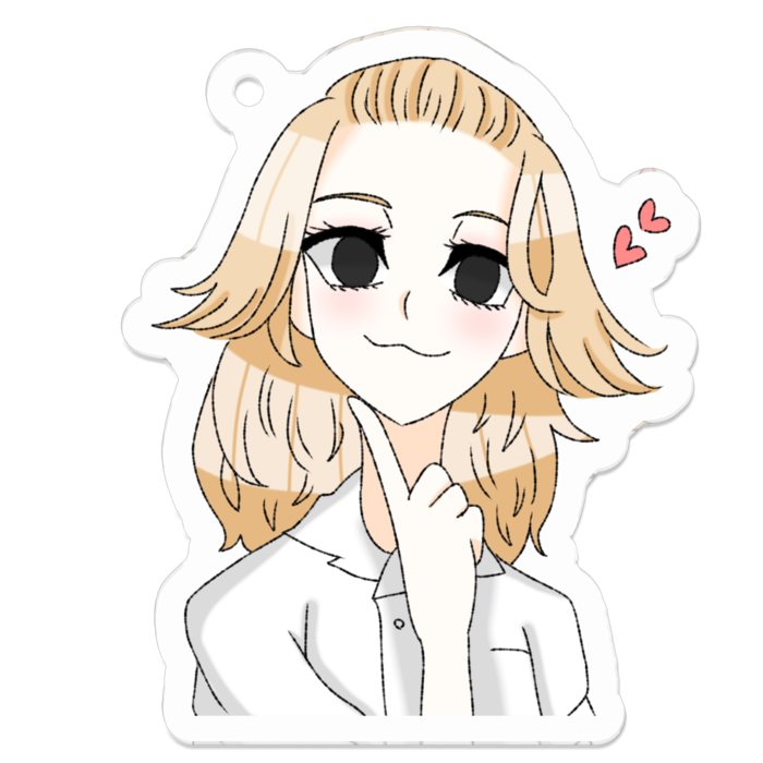 アクリルキーホルダー - 50 x 50 (mm)