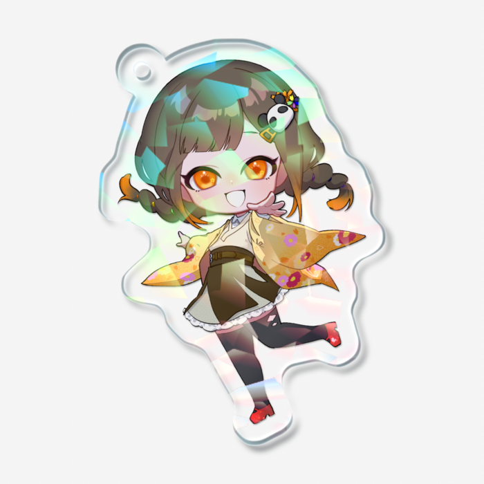 ホログラムアクリルキーホルダー - 50 × 50mm