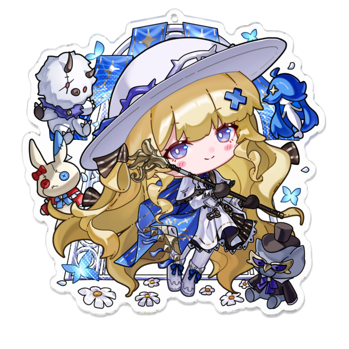 アクリルキーホルダー - W100 × 100mm 以内