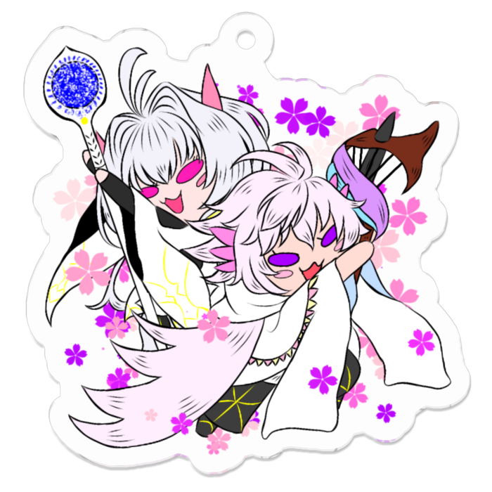 アクリルキーホルダー - 50 x 50 (mm)