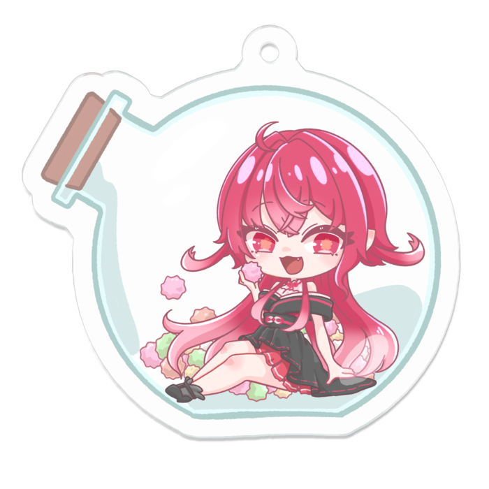 アクリルキーホルダー - 50 x 50 (mm)