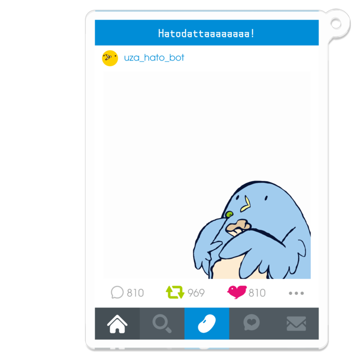 アクリルキーホルダー - 70 x 70 (mm)