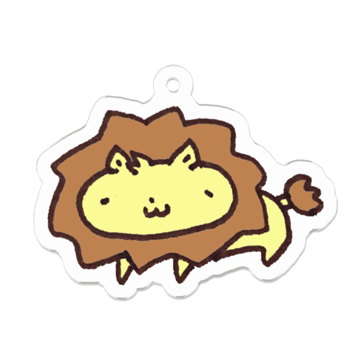 アクリルキーホルダー - 50 x 50 (mm)