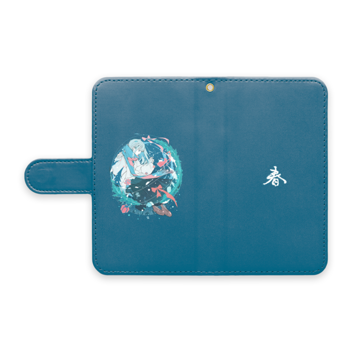 手帳型Androidケース - S - ストラップ穴 あり