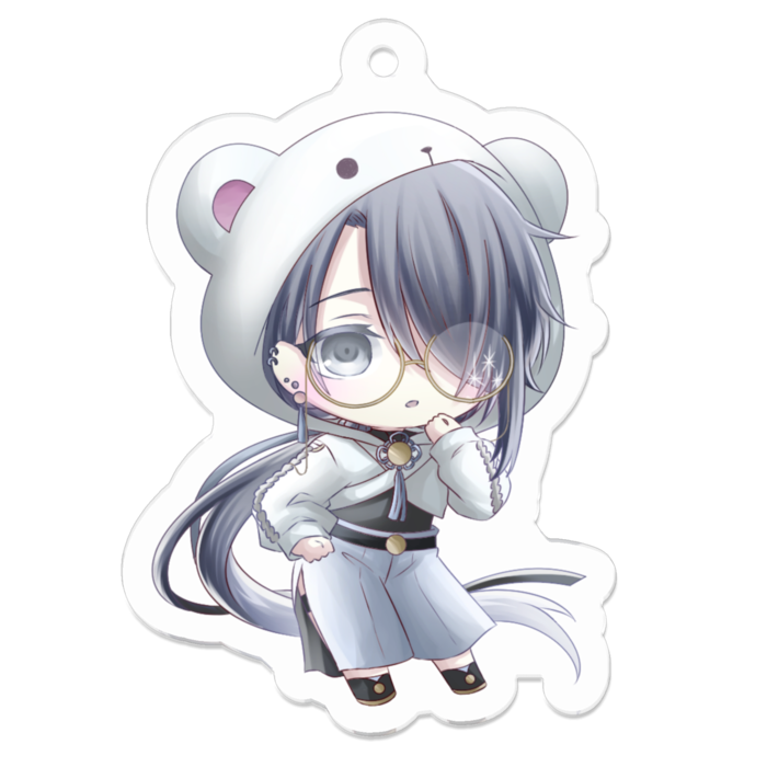 アクリルキーホルダー - 50 x 50 (mm)