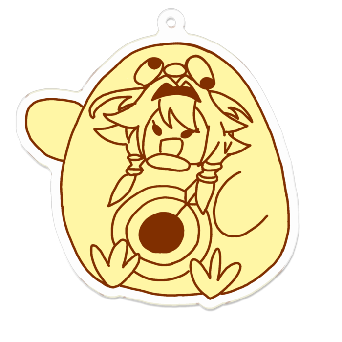 アクリルキーホルダー - 70 x 70 (mm)