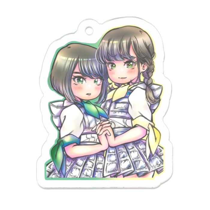 アクリルキーホルダー - 50 x 50 (mm)