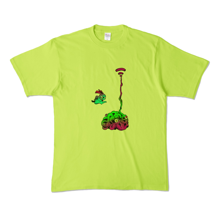 カラーTシャツ - XL - ライトグリーン (淡色)(1)
