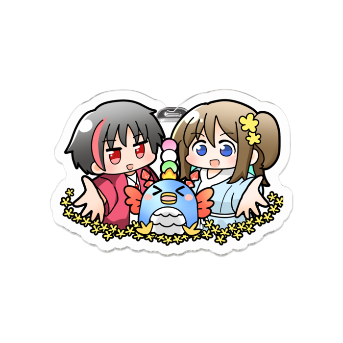 アクリルバッジ - 50 x 50 (mm)