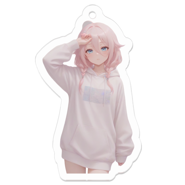 アクリルキーホルダー - 50 x 50 (mm)