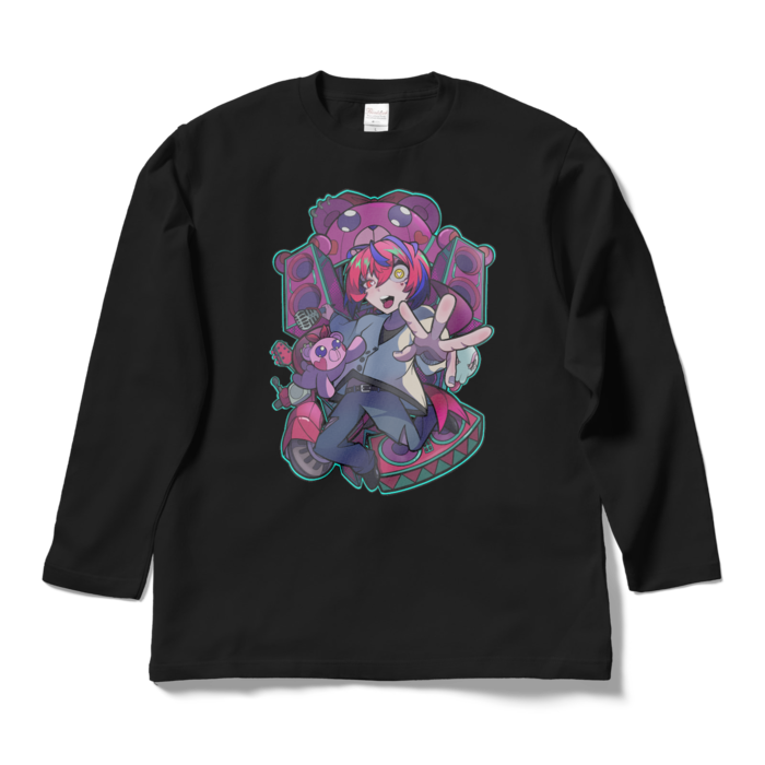 ロングスリーブTシャツ - L - ブラック