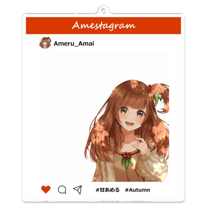 アクリルキーホルダー（コーティング） - 100 x 100 (mm)