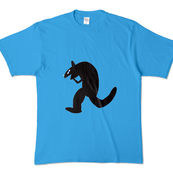 怪獣B カラーTシャツ - XL - ターコイズ (濃色)