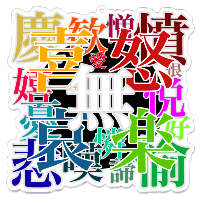 アクリルキーホルダー - 100 x 100 (mm)