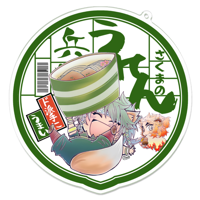 アクリルキーホルダー - 100 x 100 (mm)