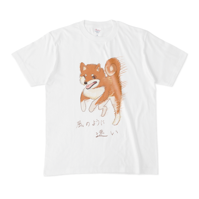 Tシャツ - M - 白 - 柴犬