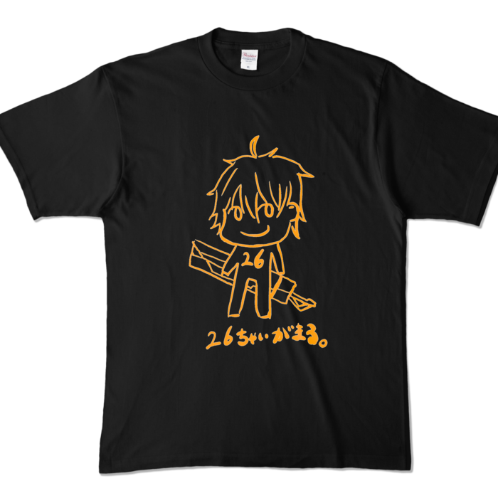 カラーTシャツ - XL - ブラック (濃色)
