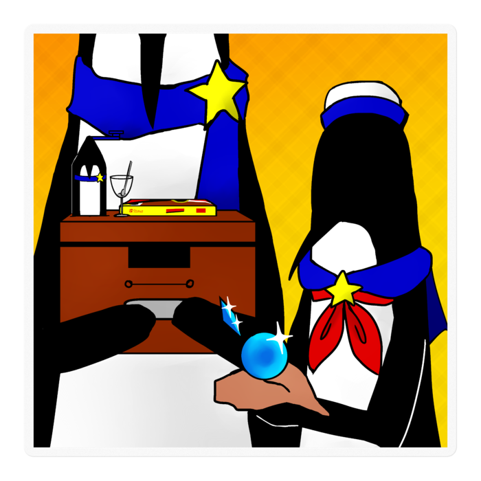 ステッカー - 100 x 100 (mm)(4)