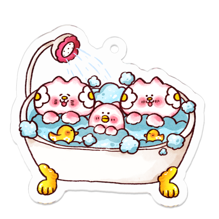 アクリルキーホルダー - 50 x 50 (mm)