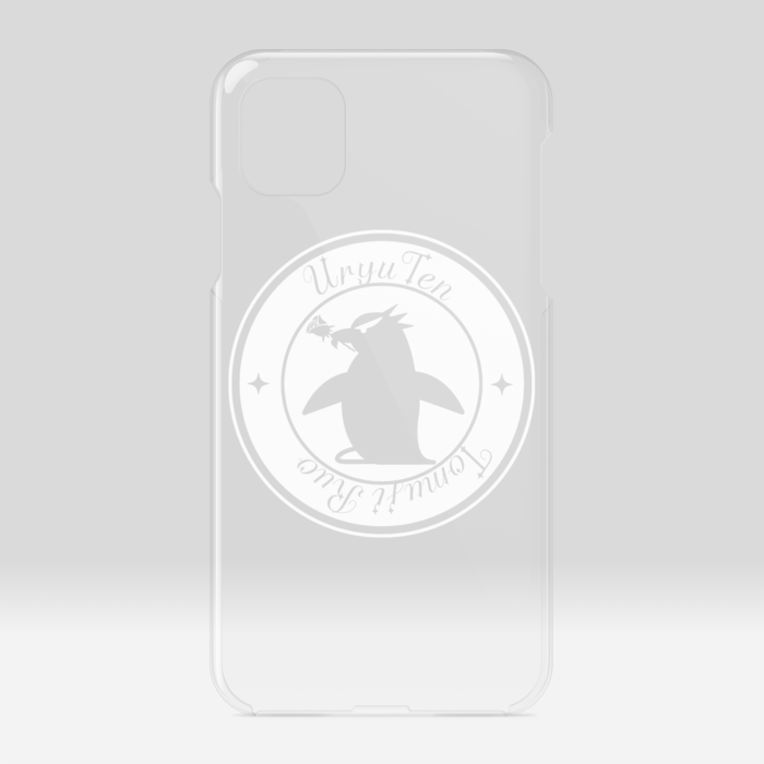 クリアiPhoneケース【ホワイト】 - iPhone11