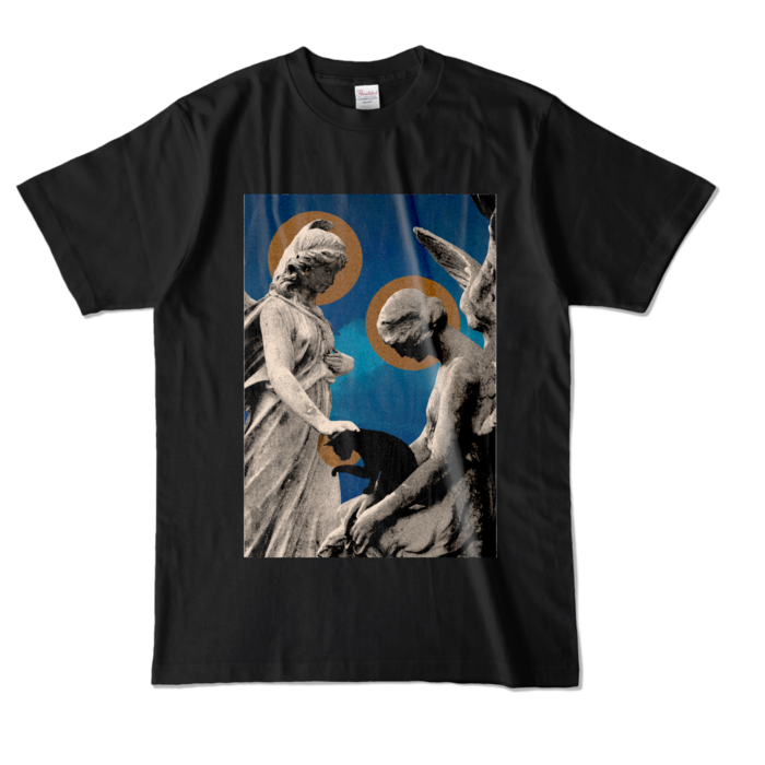 カラーTシャツ - L - ブラック (濃色)