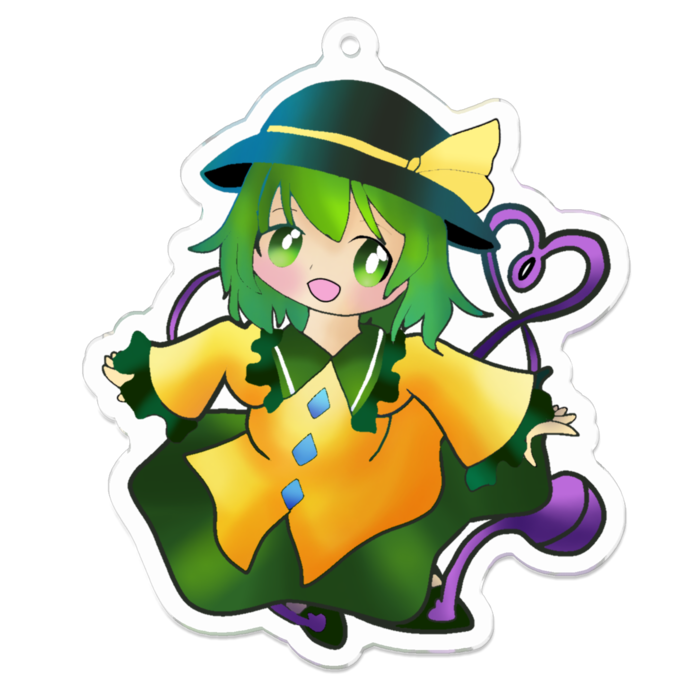 アクリルキーホルダー - 70 x 70 (mm)