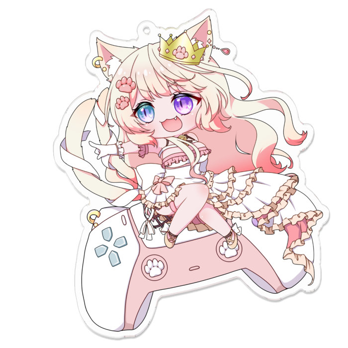 アクリルキーホルダー（コーティング） - 100 x 100 (mm)