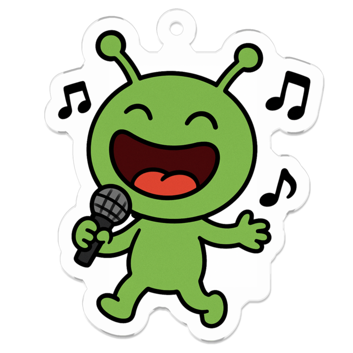 アクリルキーホルダー - 50 x 50 (mm)