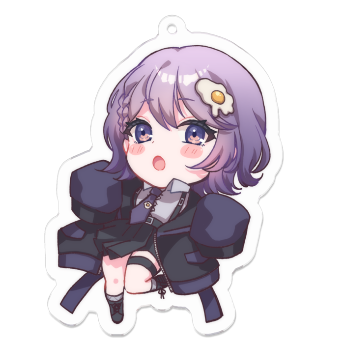 アクリルキーホルダー（コーティング） - 70 x 70 (mm)